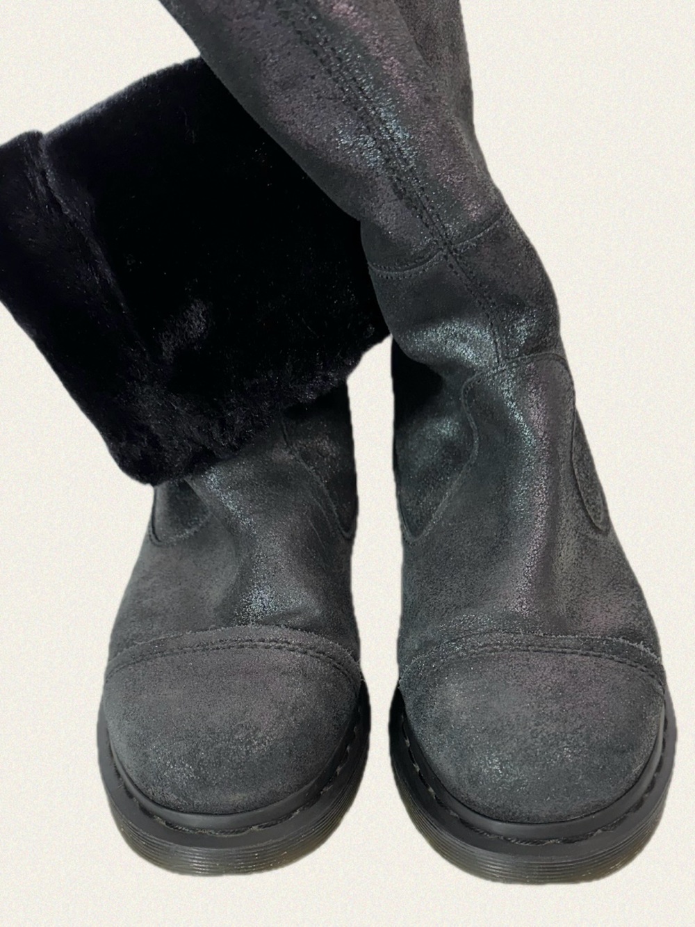 Dr. Martens Pasha Crackle Suede Boot - Picture 8 of 11